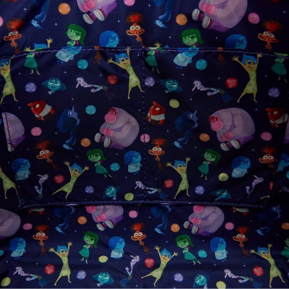 Loungefly Inside Out 2 Anxiety Tote Crossbody Bag with coin pouch - Picture 4 of 4